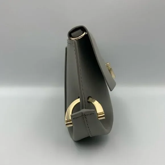 ZAC ZAC Posen Eartha Folded Gusset Chain Crossbody Bag in Gray - Picture 6 of 12